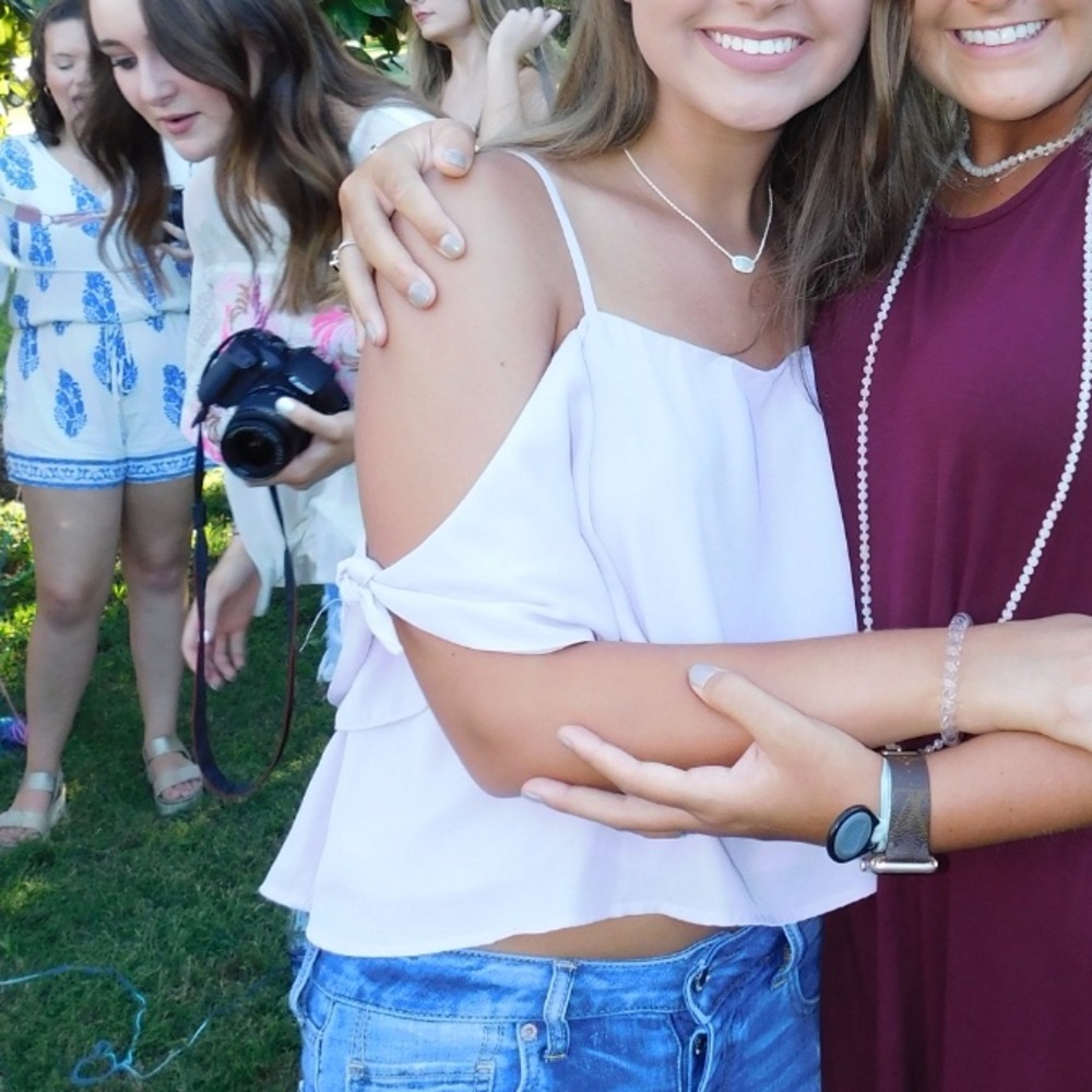Purple Cold Shoulder Tank